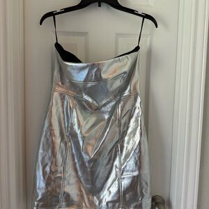 Forever 21 Black Strapless Dress